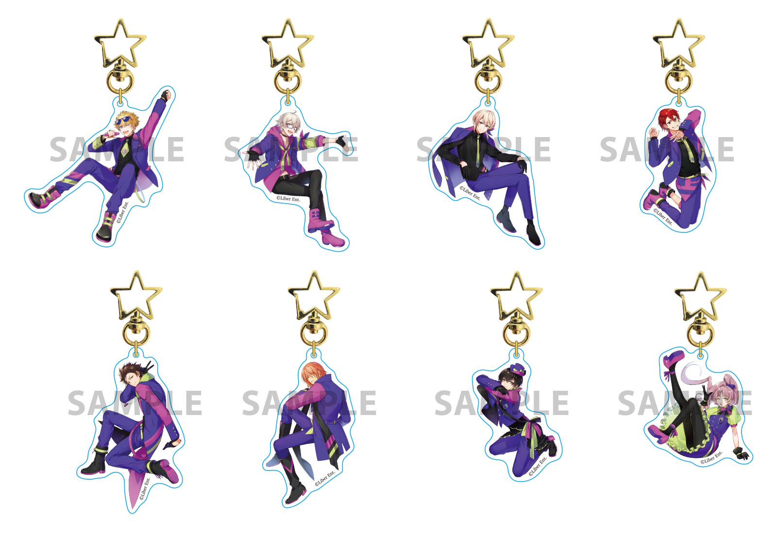 ジカルLOVEポーション! 星カラビナ付きアクリルチャーム